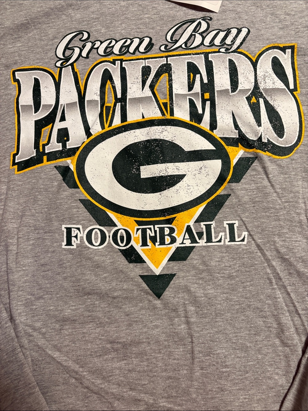 Men's Grey Green Bay Packers Shirt